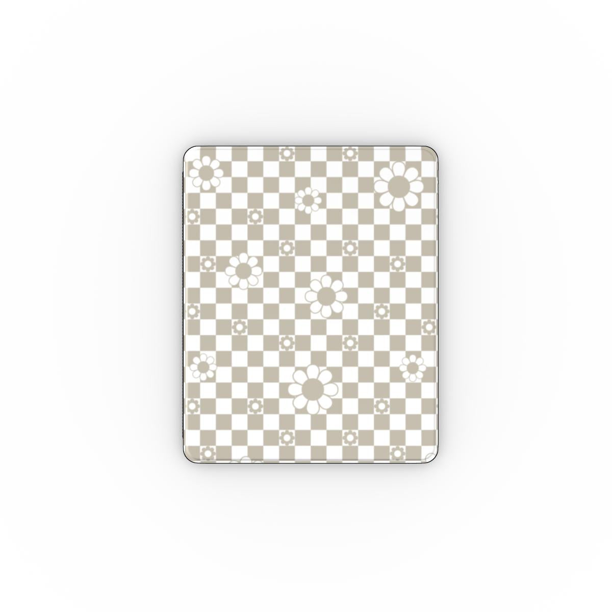 Checkered Floral - iPad Case