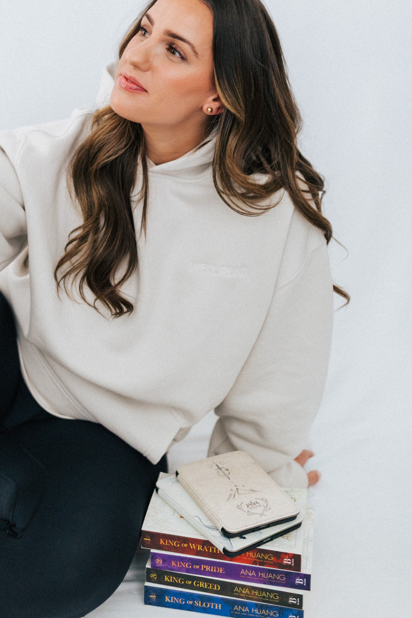 Well Read Hoodie - Bone