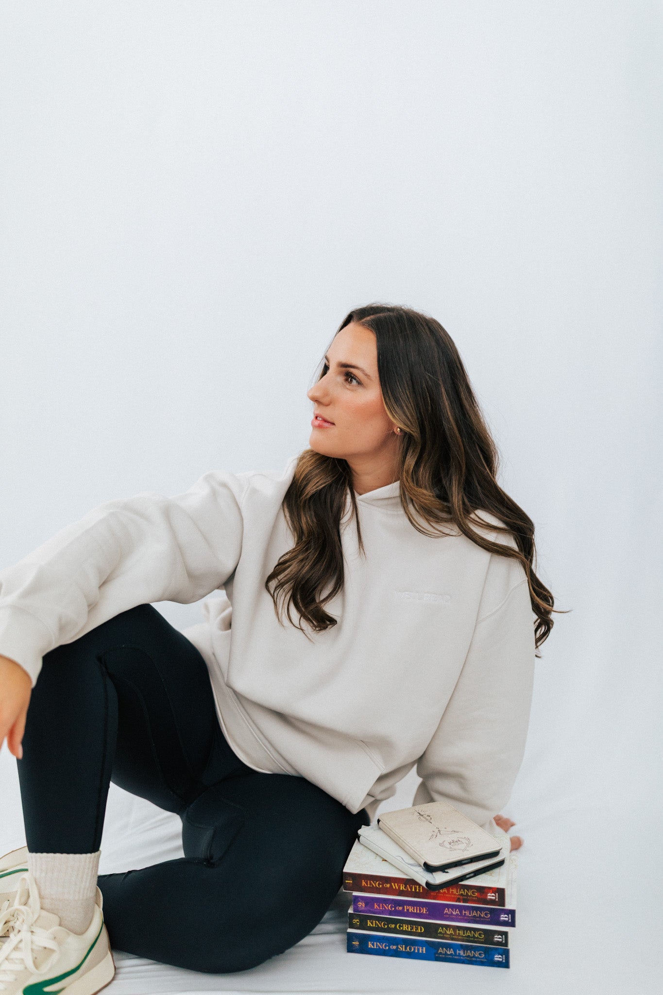 Well Read Hoodie - Bone