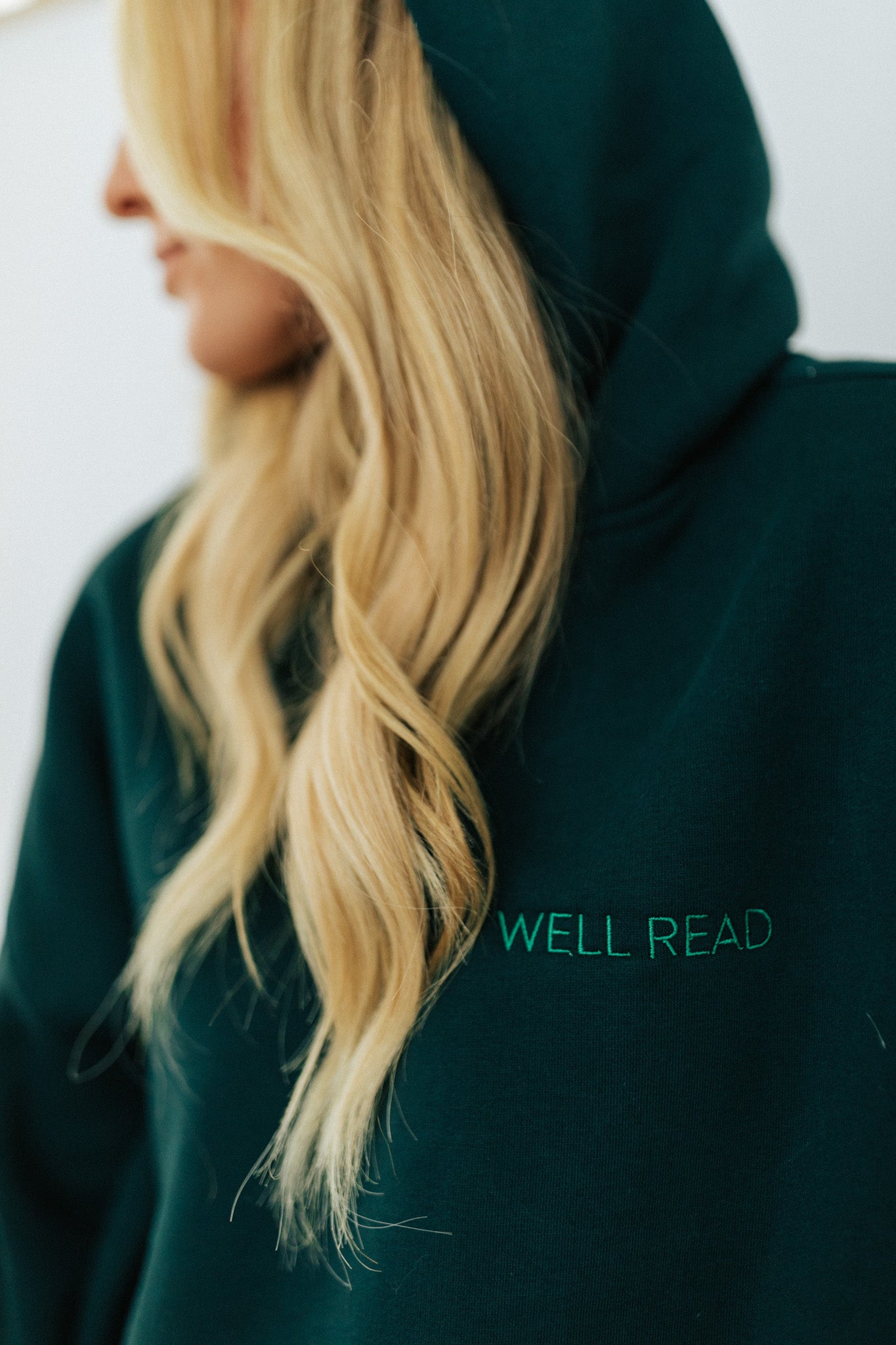 Well Read Hoodie - Pine Green