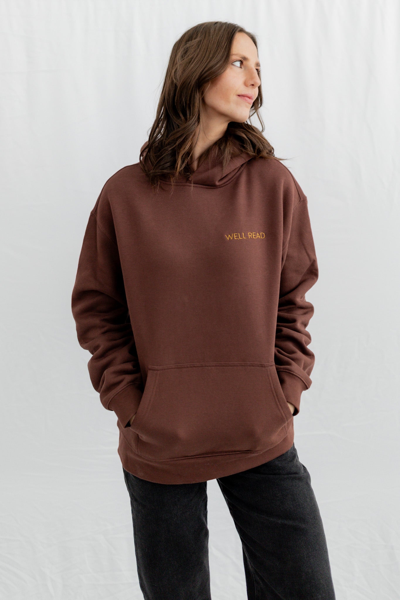 Well Read Hoodie - Espresso
