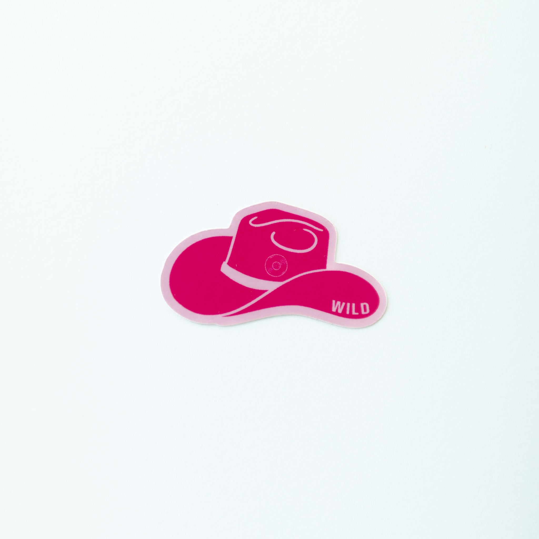 Cowboy Hat (Pink) - Sticker
