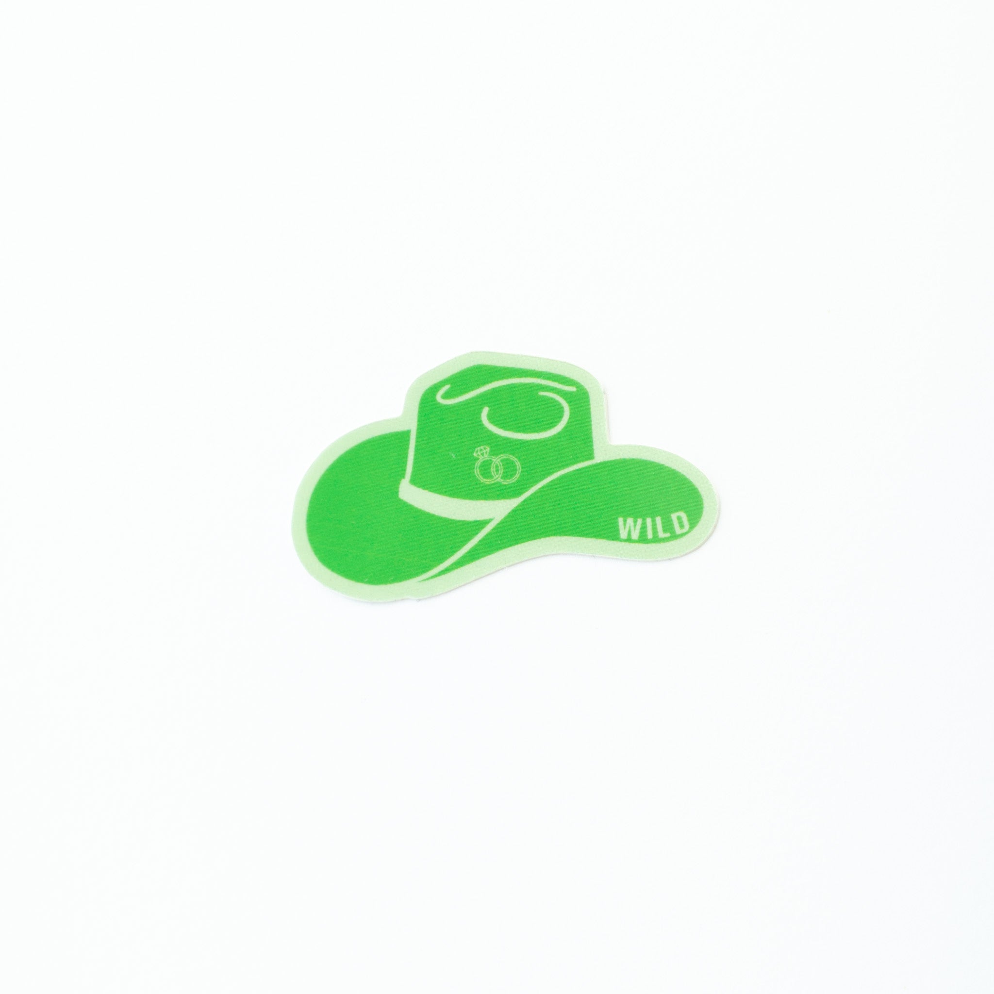 Cowboy Hat (Green) - Sticker