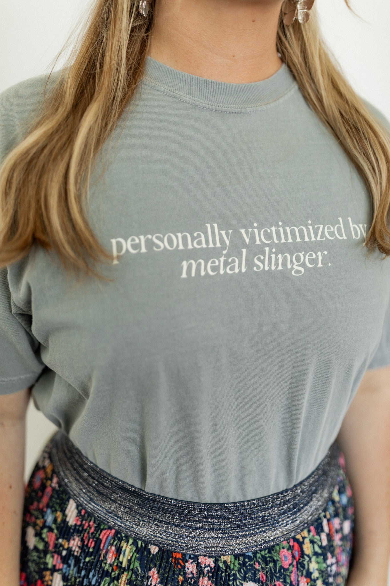 Metal Slinger Victim- Comfort Colors tee