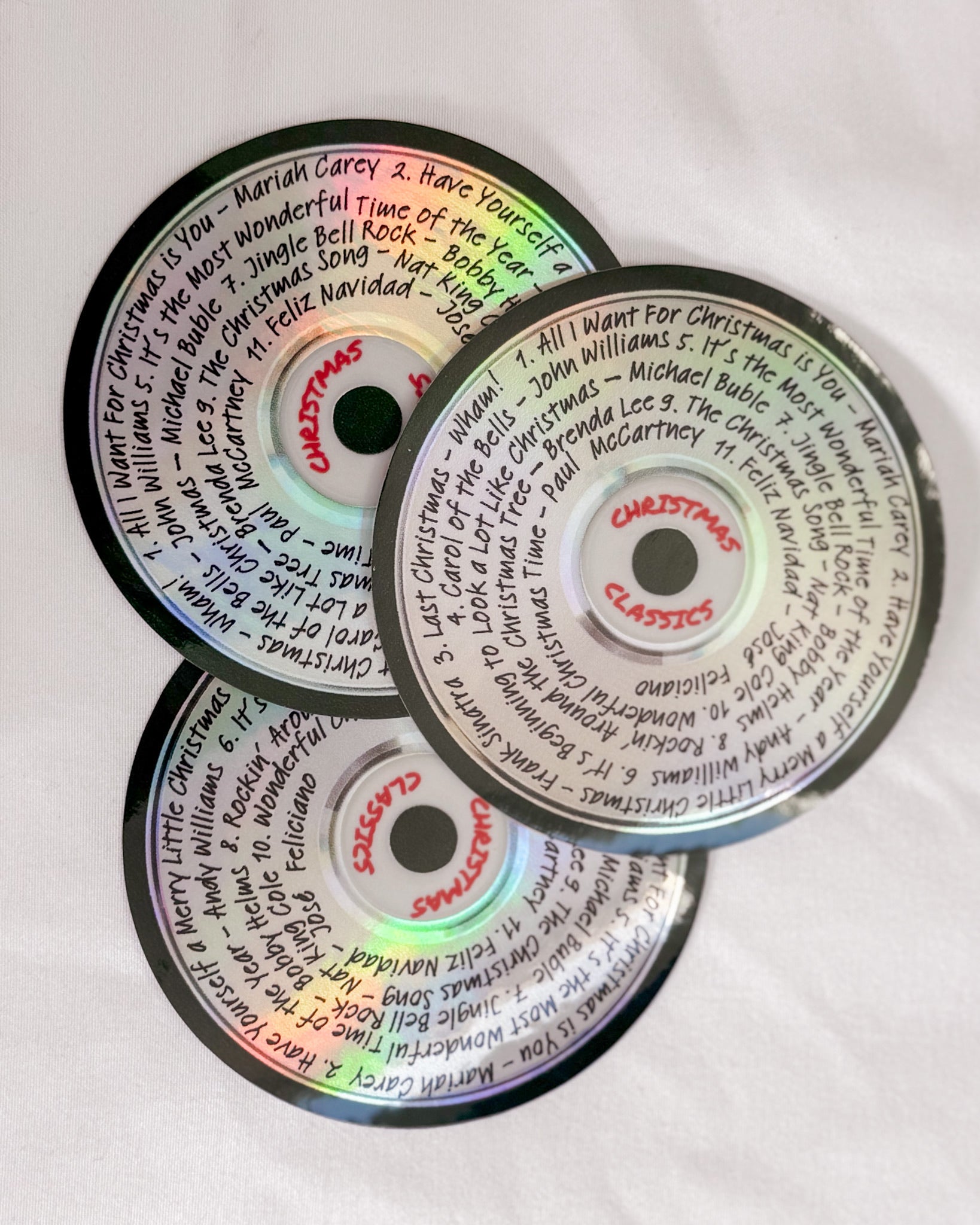 Christmas Classics CD Sticker