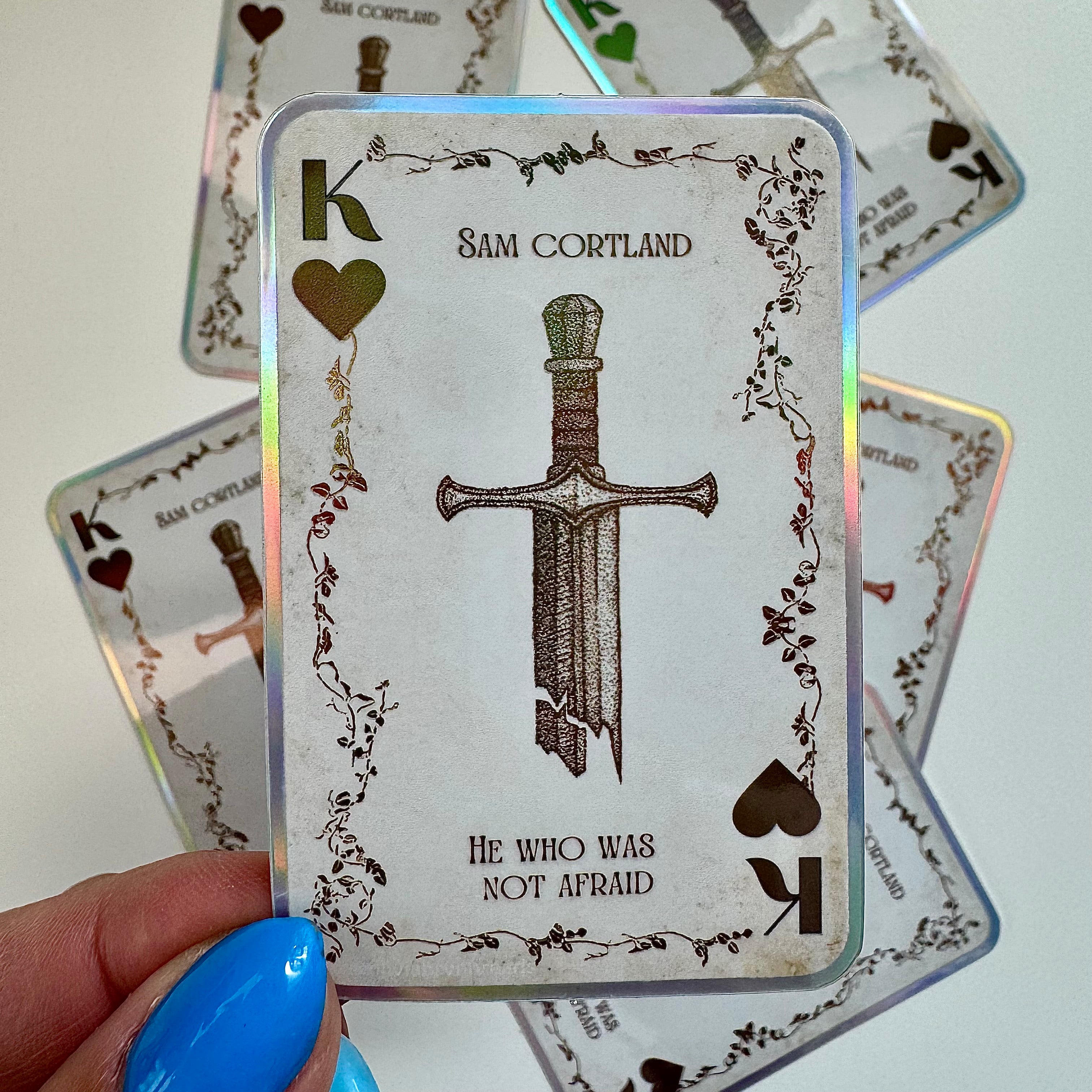 SAM CORTLAND - Playing Cards - Holo Sticker