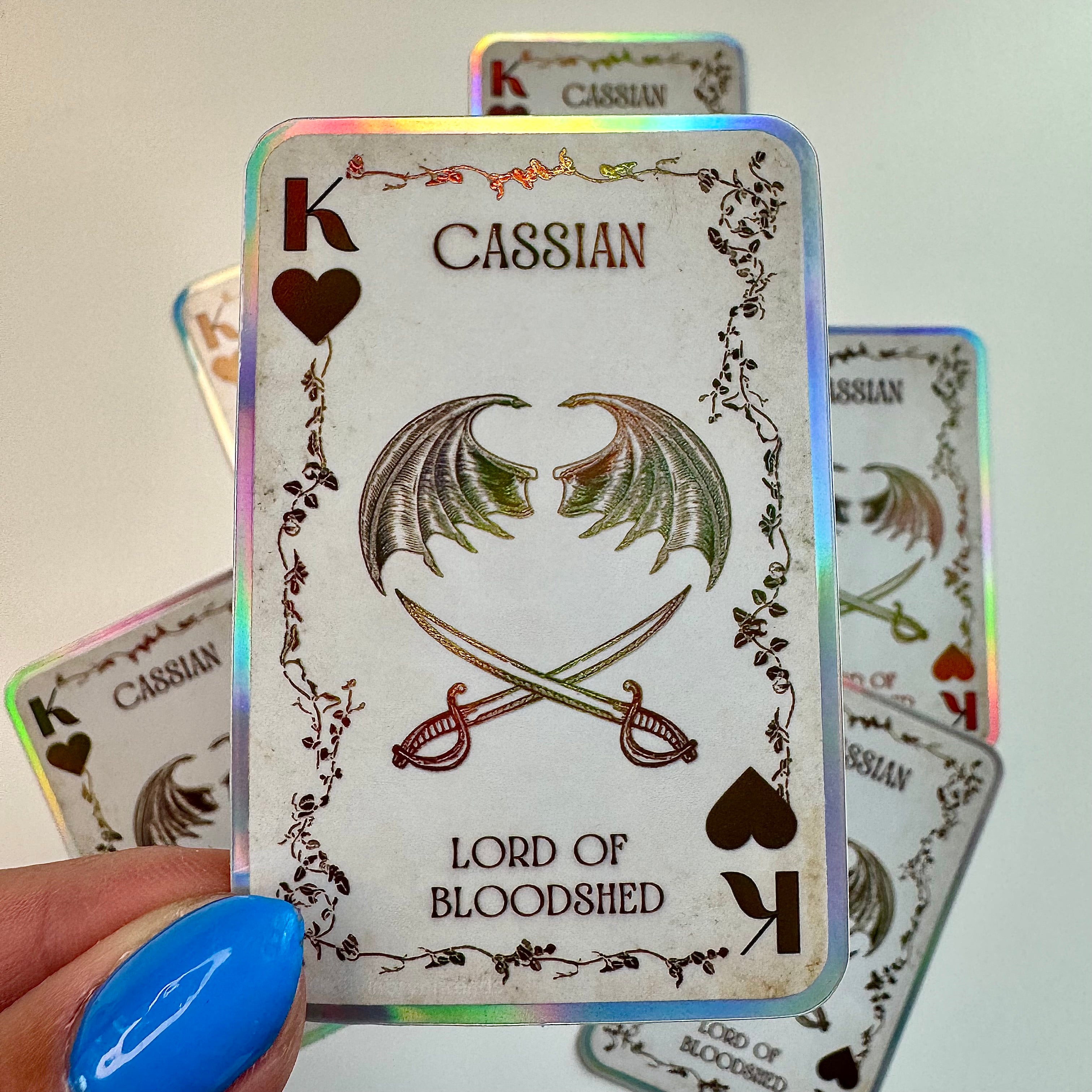 CASSIAN - Playing Cards -Holo Sticker
