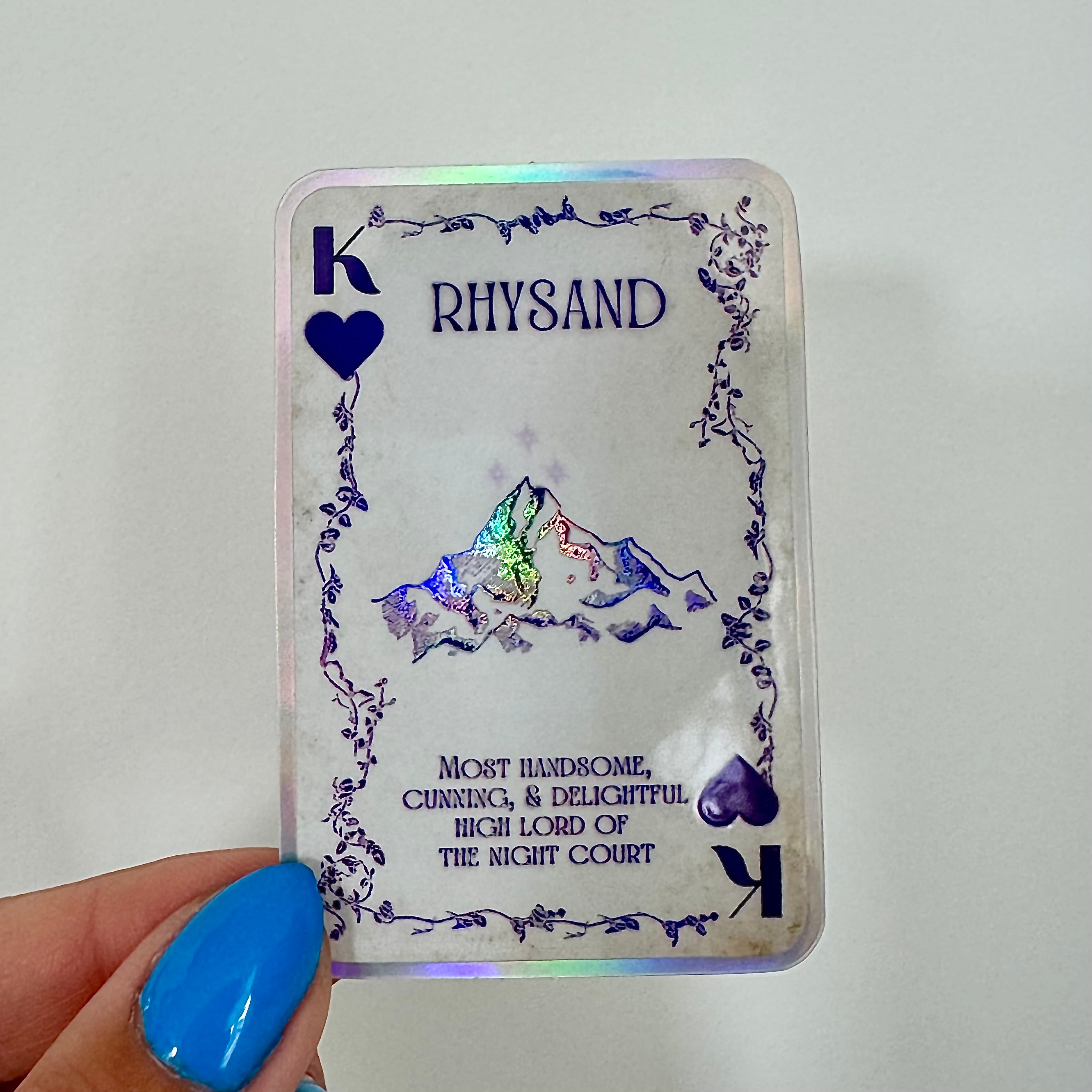 RHYSAND - Playing Cards - Holo Sticker