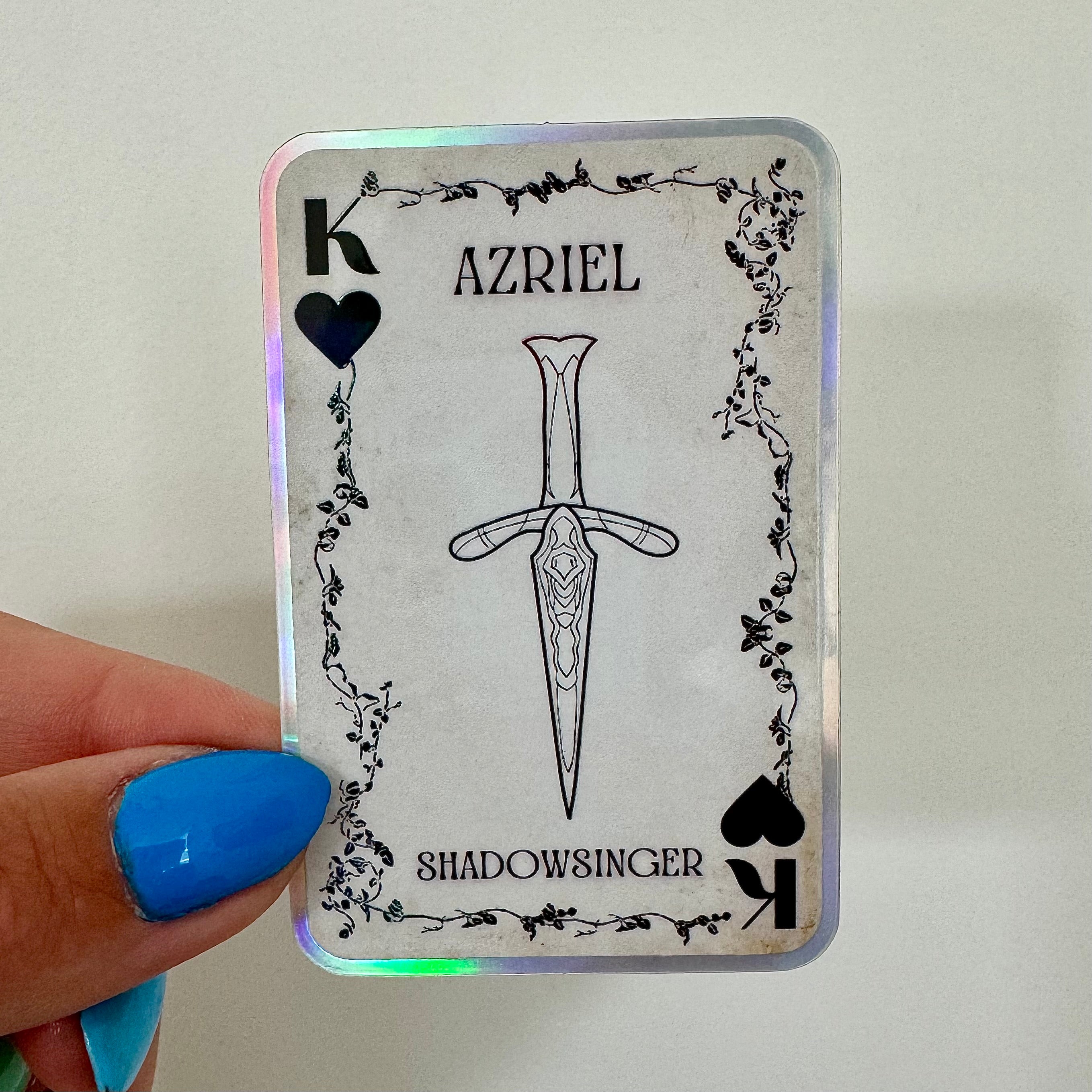 AZRIEL - Playing Cards - Holo Sticker