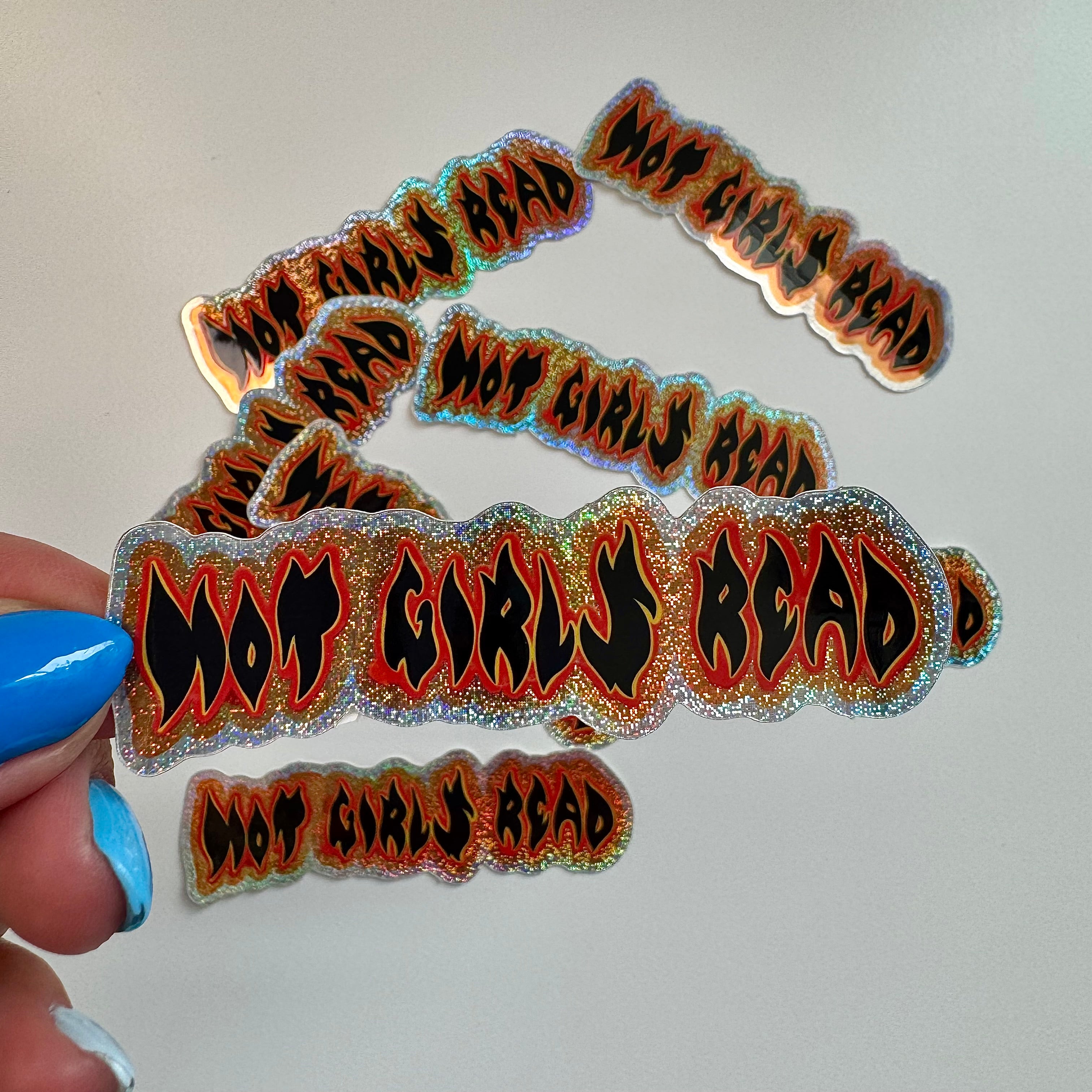 Hot Girls Read Sticker