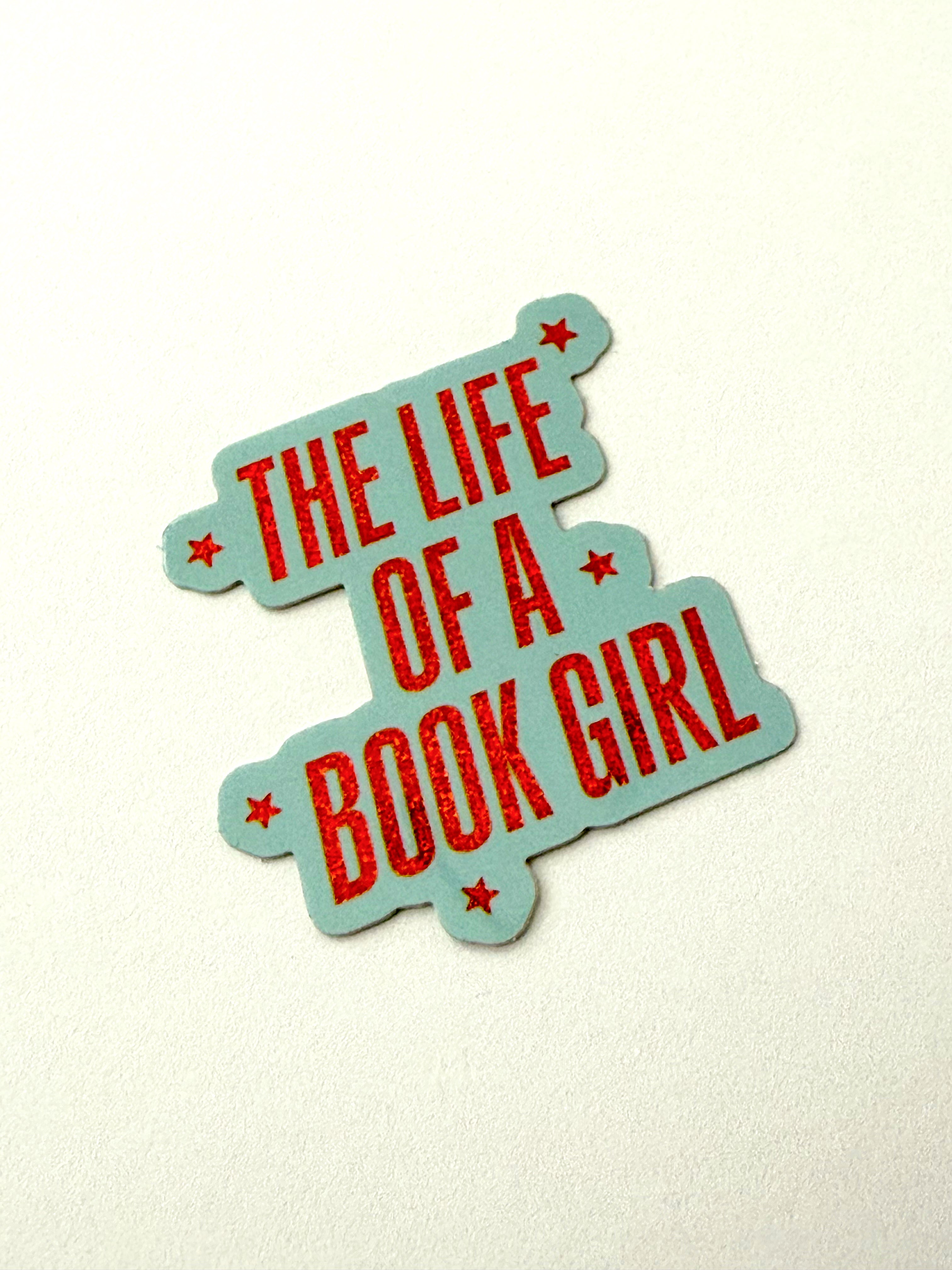 The Life of a Book Girl Sticker