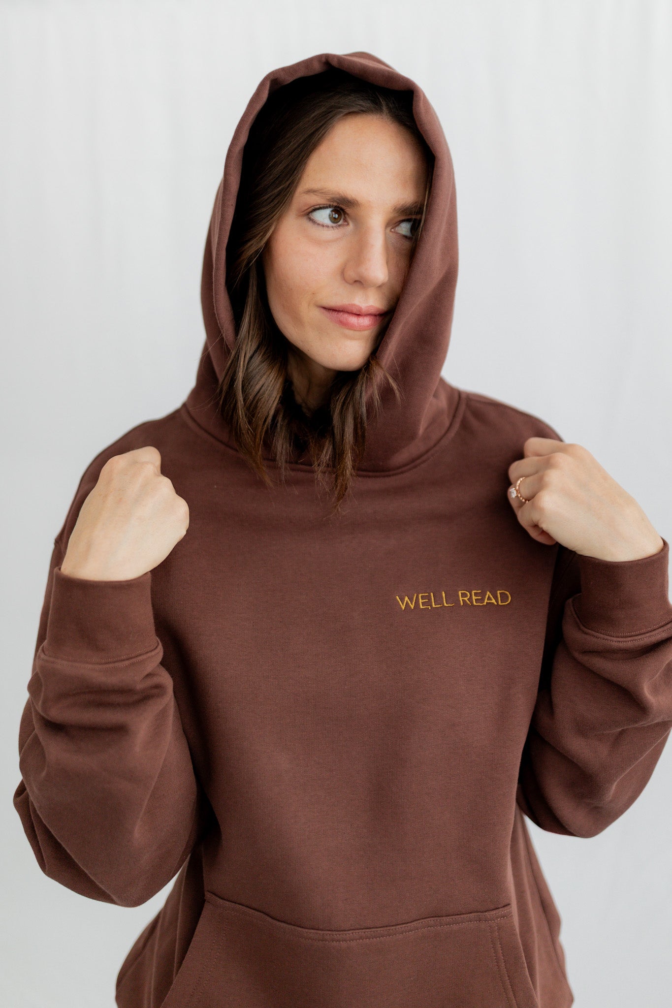 Well Read Hoodie - Espresso