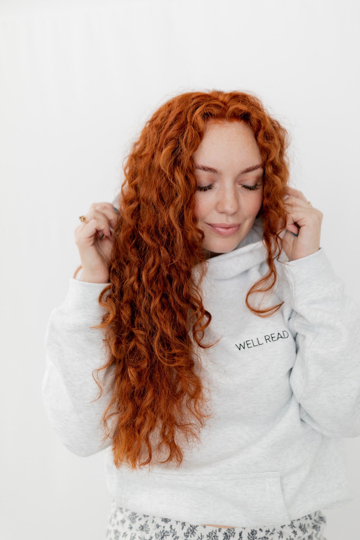 Well Read Hoodie - Light Gray