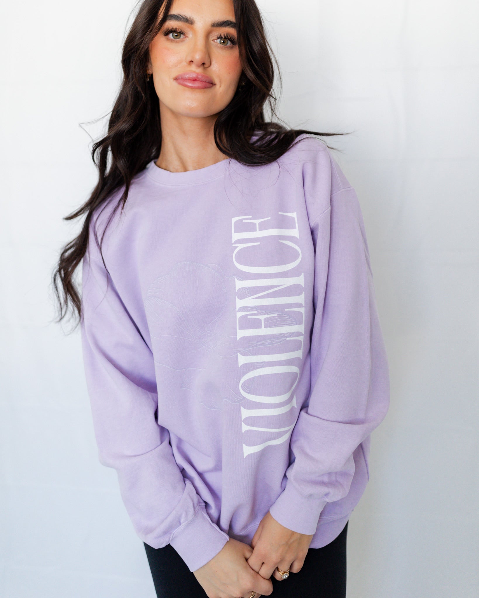 Violence COMFORT COLORS Crewneck