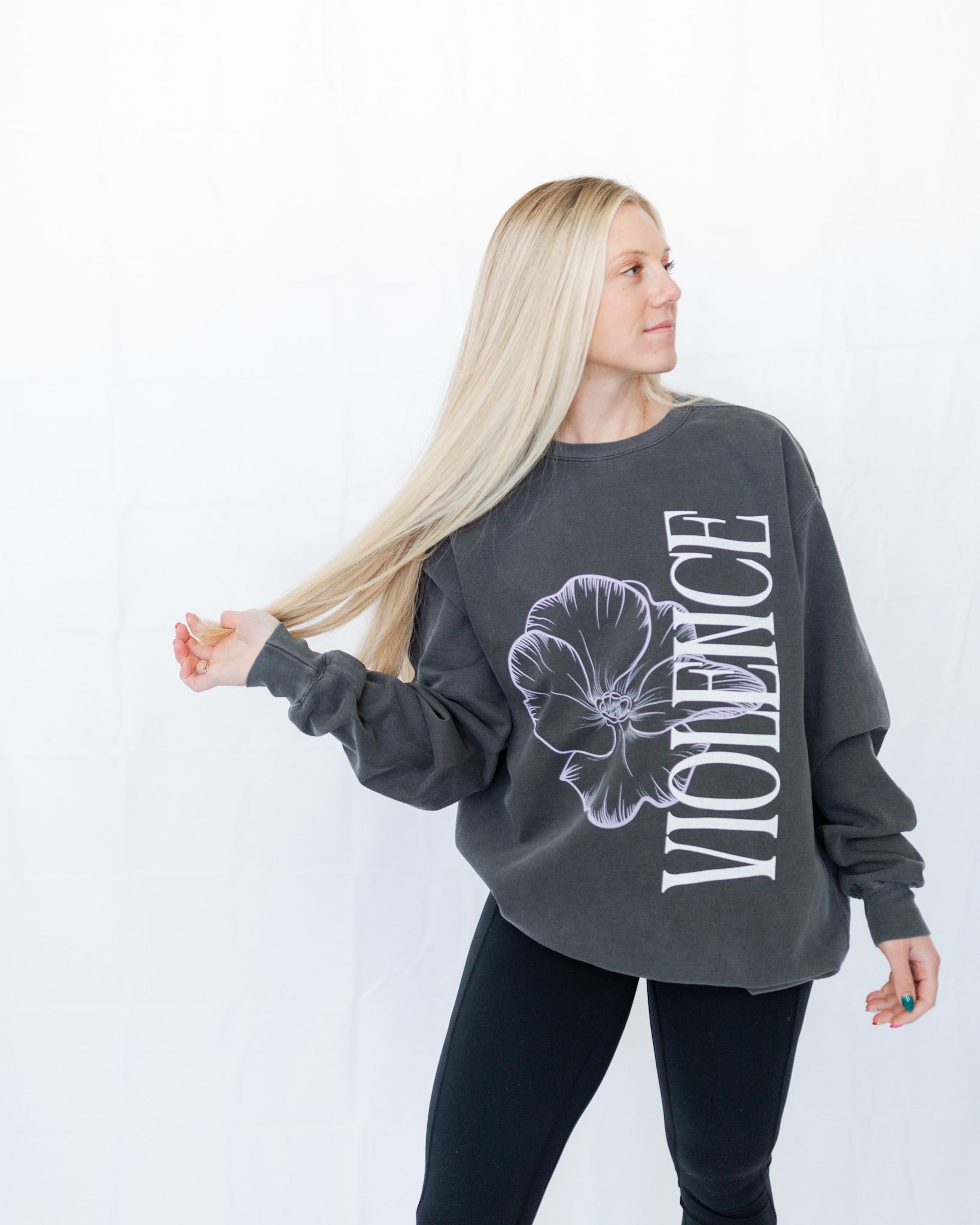 Violence COMFORT COLORS Crewneck