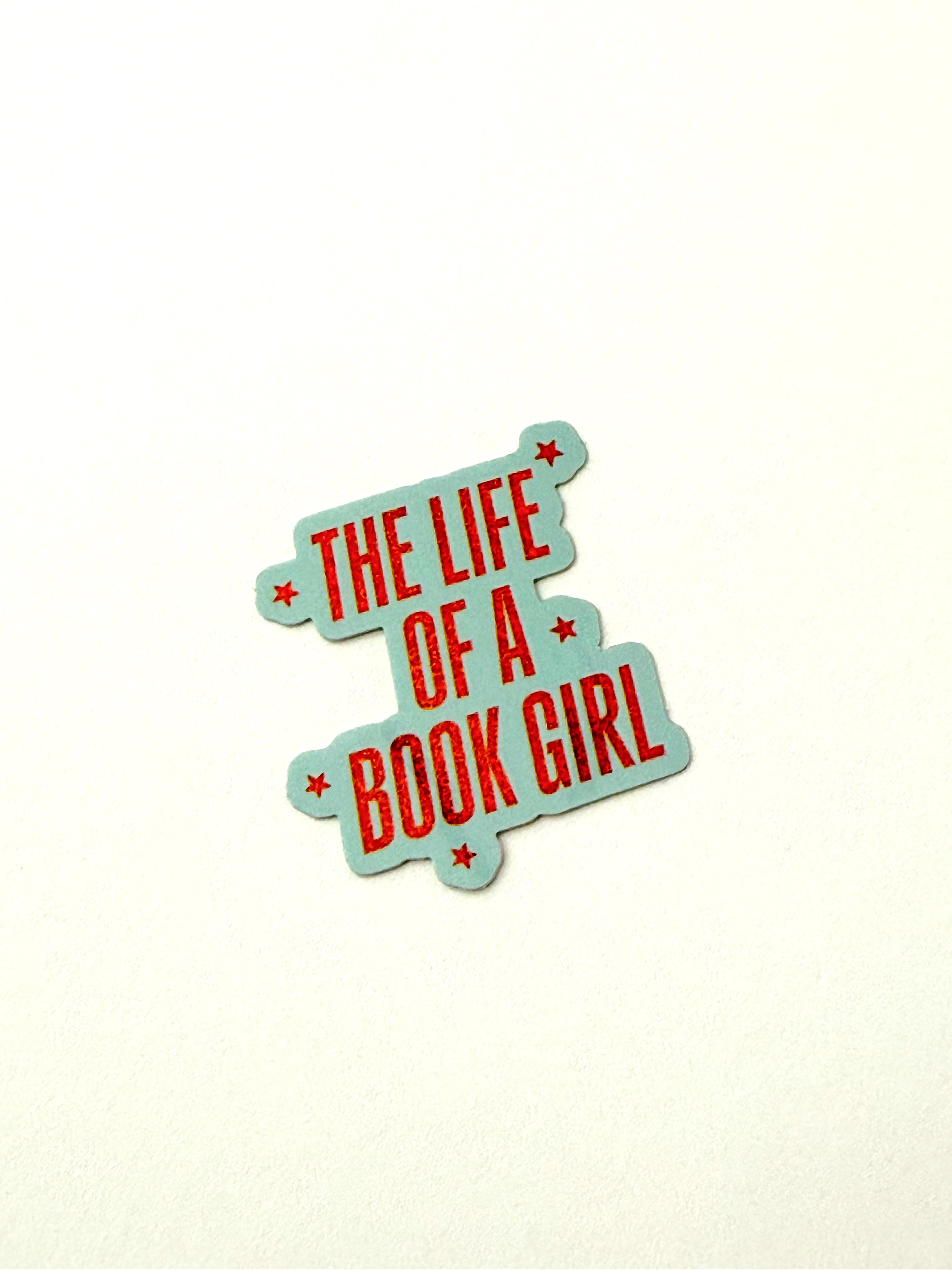 The Life of a Book Girl Sticker