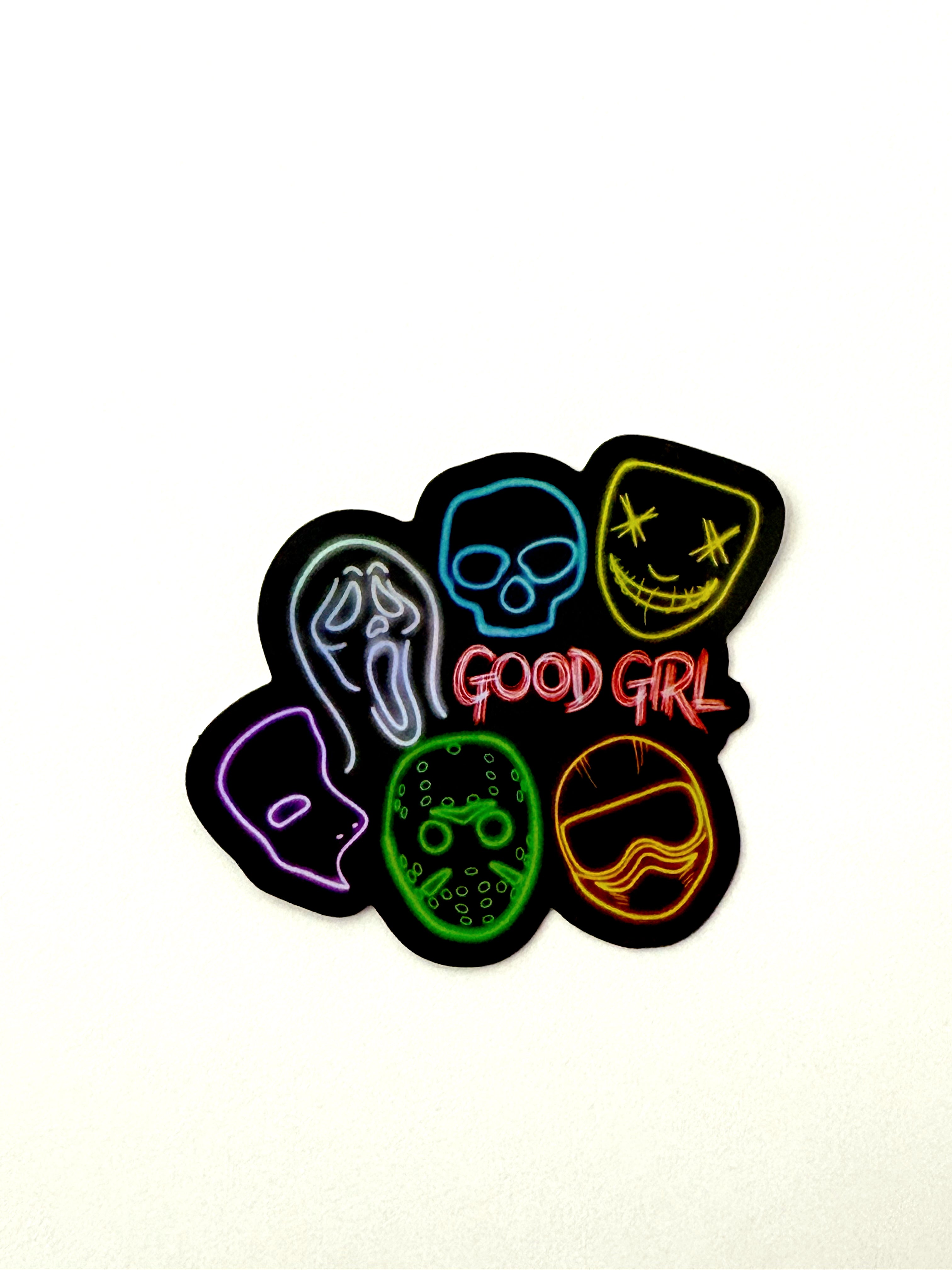 Good Girl Masks Sticker
